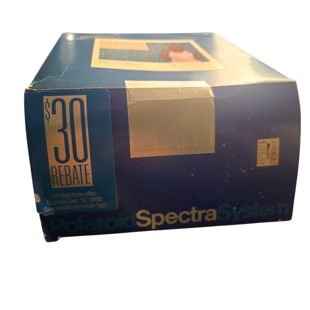 Vintage Polaroid Spectra System Camera w/ Original Box & Manuals Untested 1988 - Picture 3 of 13